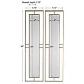 Rutledge Mirrors, Set Of 2