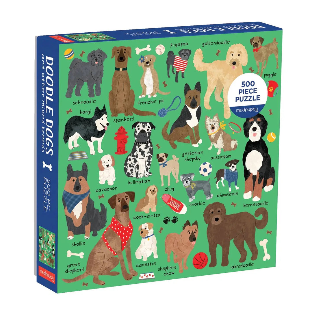Doodle Dog & Other Mixed Breeds 500 Piece Puzzle