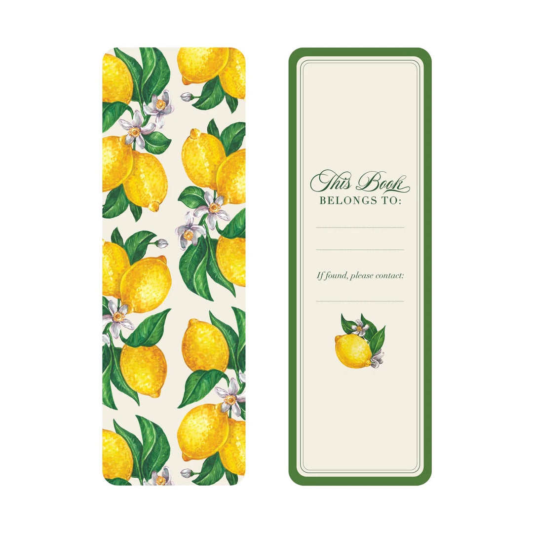 Lemons Bookmarks, Set Of 3