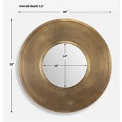 Axel Round Mirror