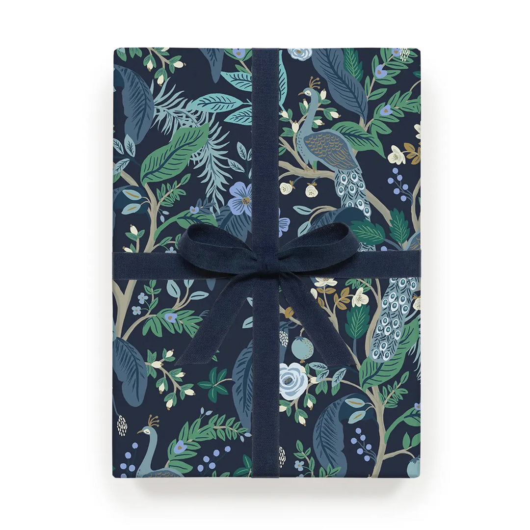 Peacock Wrapping Sheets, Roll Of 3