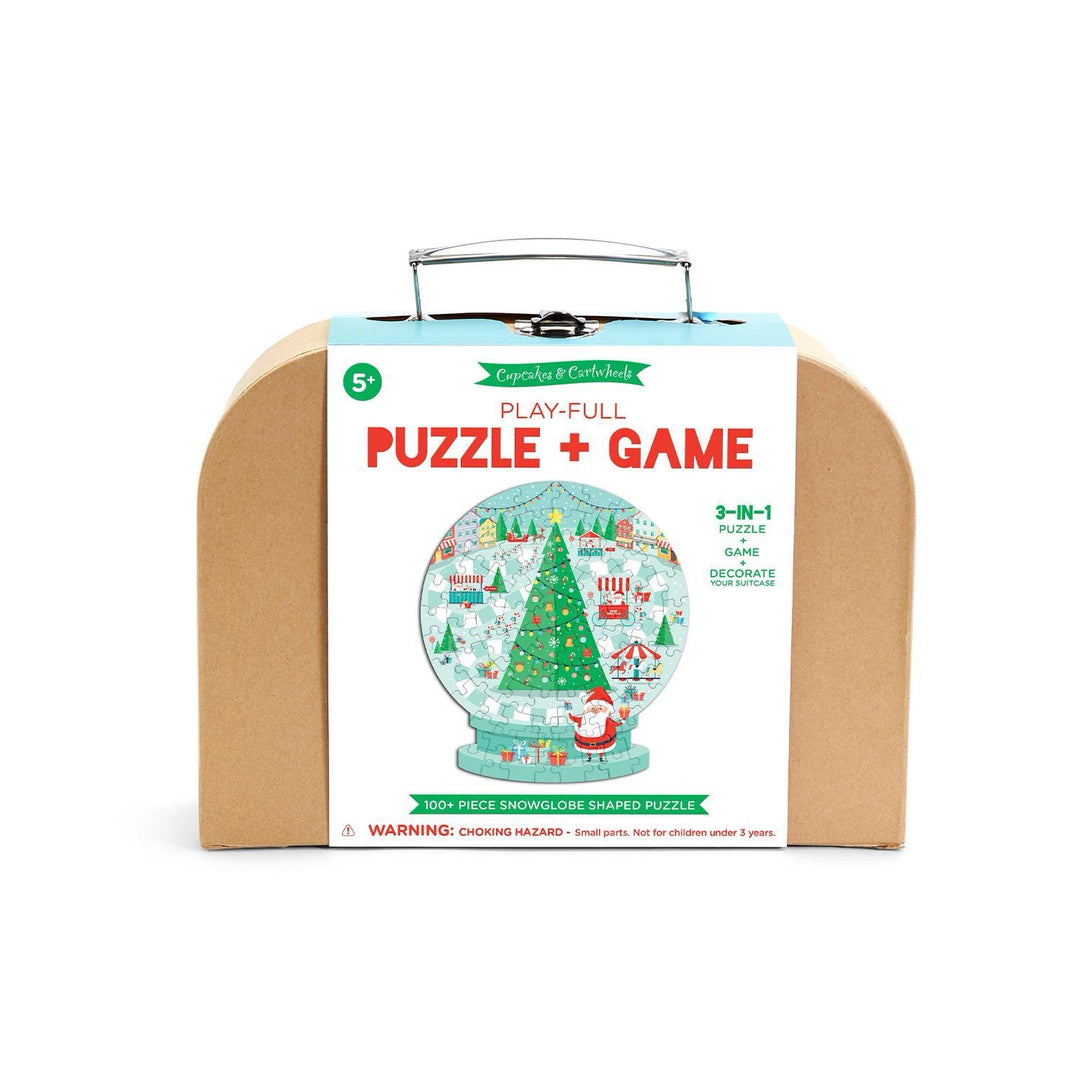 Snow Globe Shaped Puzzle