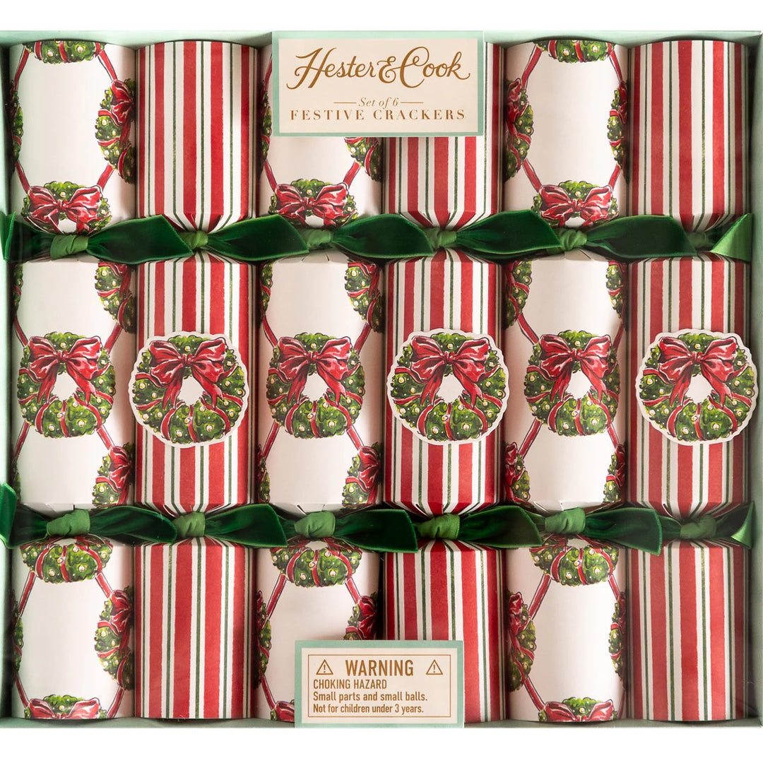 Holiday Wreath Crackers | Box Of 6