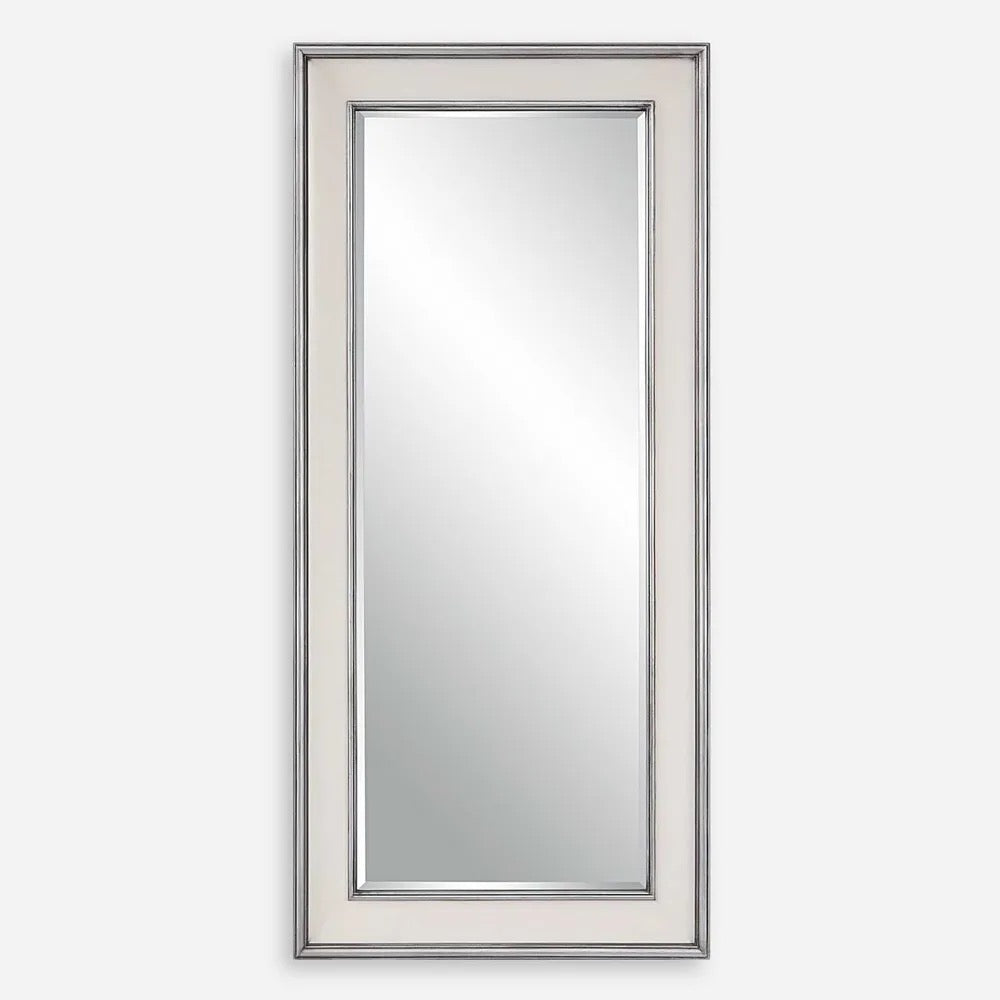 Metallic Trim Leaner Mirror