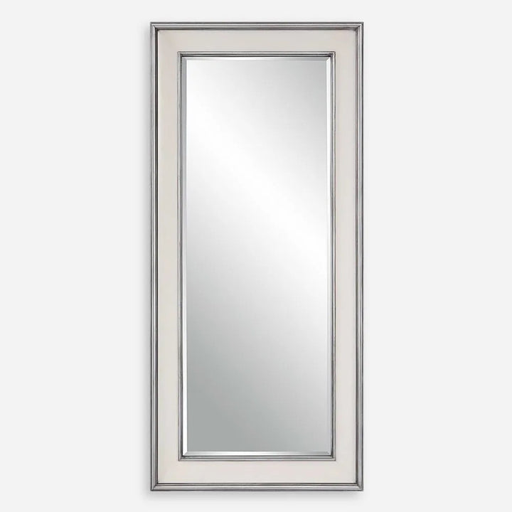 Metallic Trim Leaner Mirror
