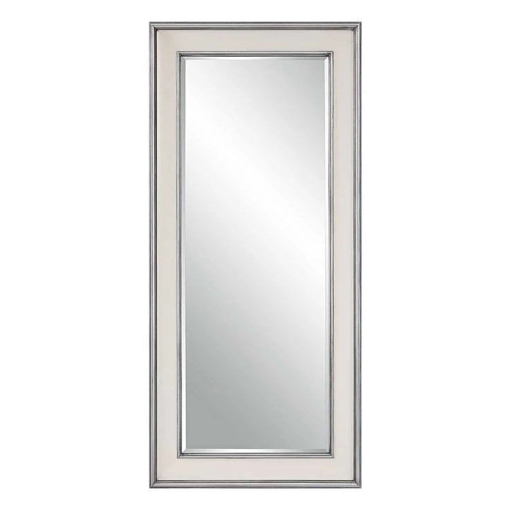 Metallic Trim Leaner Mirror