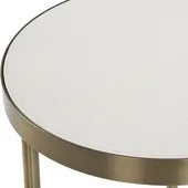 Aragon Nesting Tables, Set Of 2, White