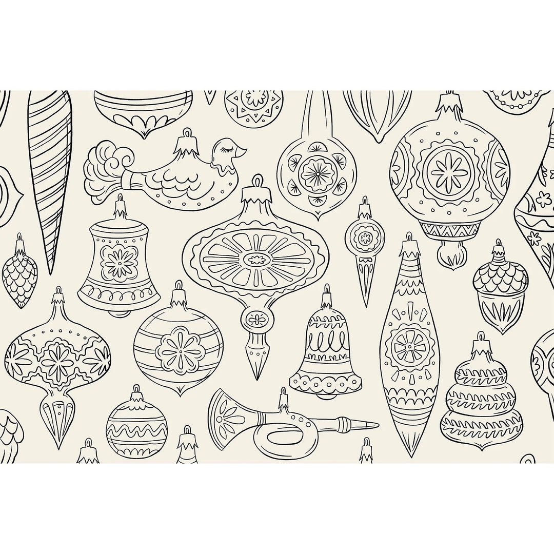 Christmas Coloring Placemats | Set Of 18