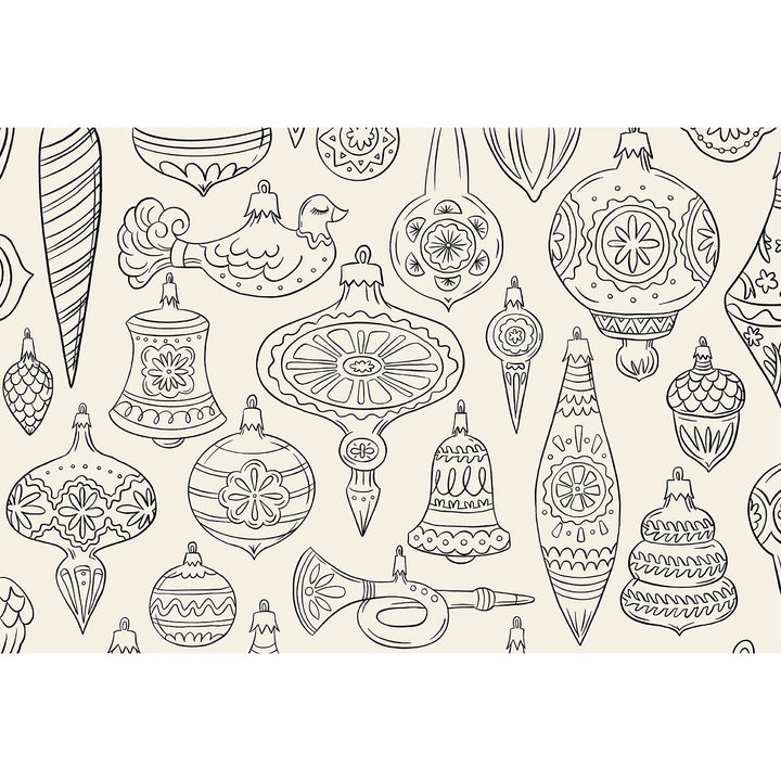 Christmas Coloring Placemats | Set Of 18