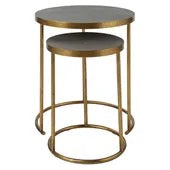 Aragon Nesting Tables, Set Of 2, Gray