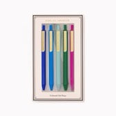 Florale Colored Gel Pens, Set Of 5
