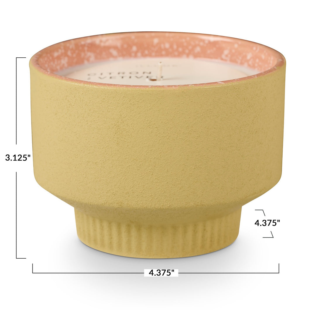 Citron & Vetiver Verde Ceramic Candle