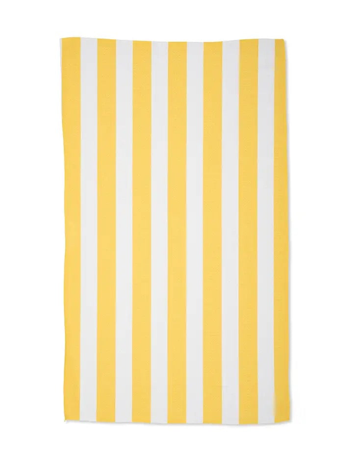 Summer Bold Yellow Tea Towel