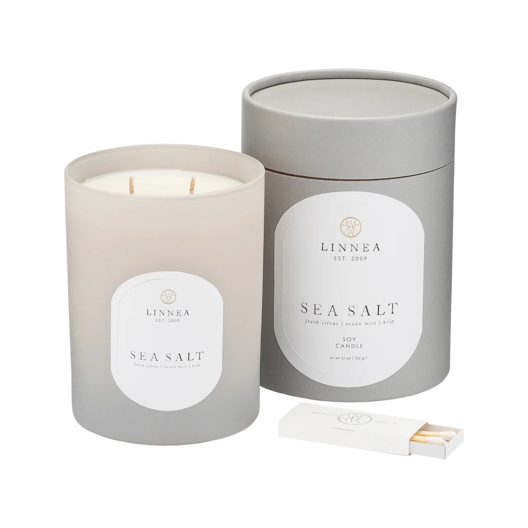 Sea Salt 2-Wick Large Candle