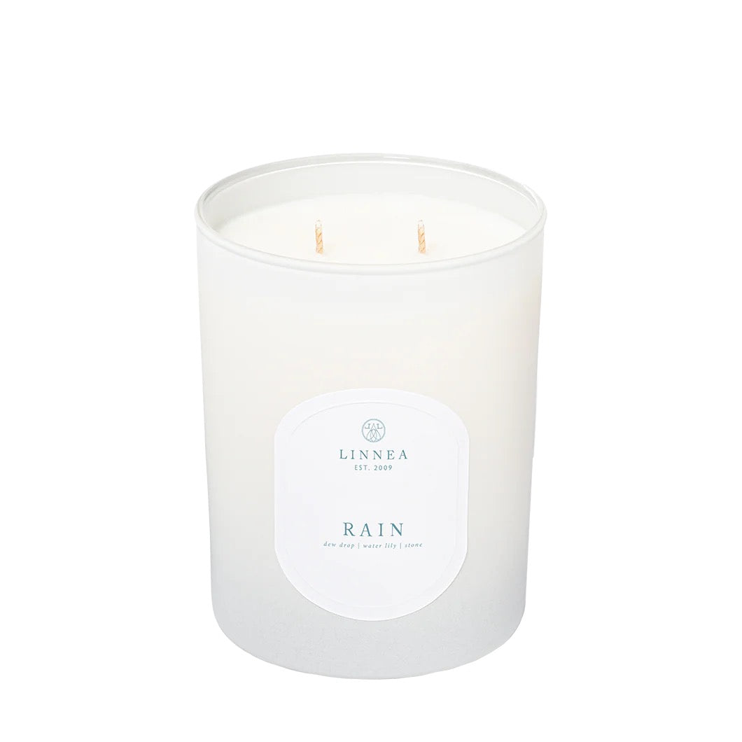 Rain 2-Wick Large Candle
