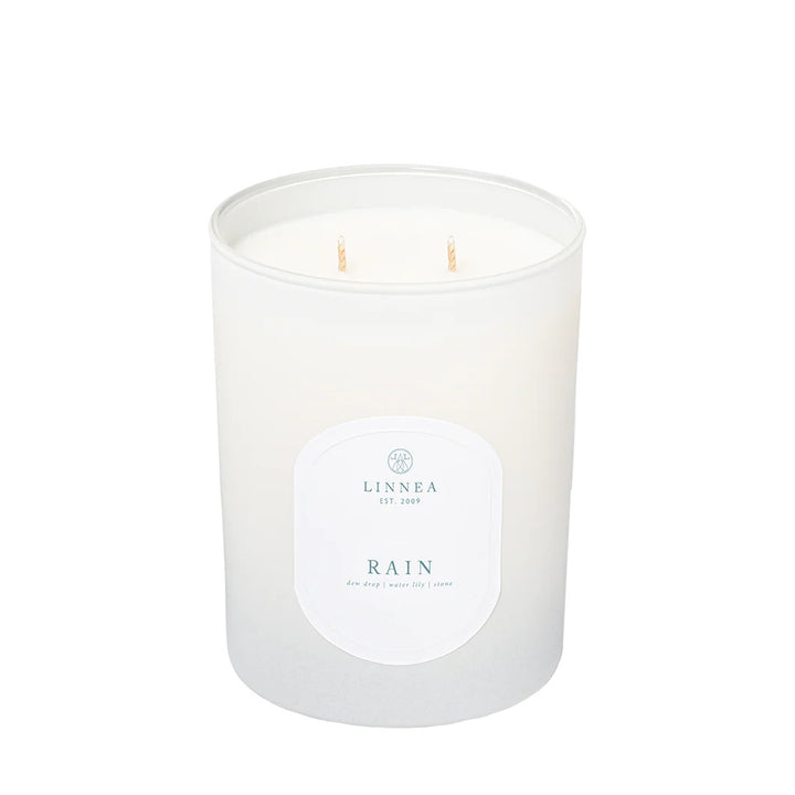 Rain 2-Wick Large Candle