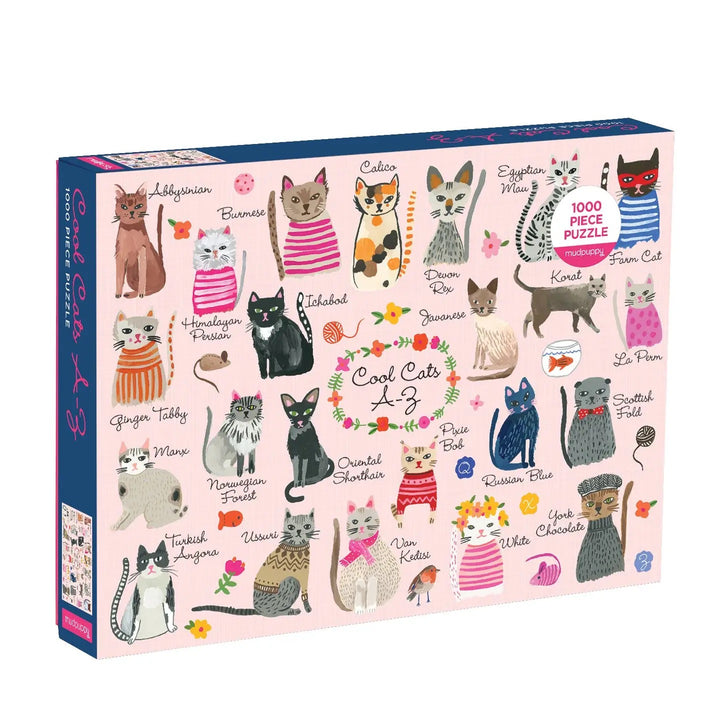 Cool Cats A To Z Puzzle, 1000 Pieces