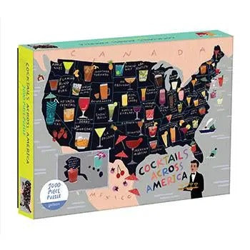 Cocktails Across America Puzzle, 1000 Pieces