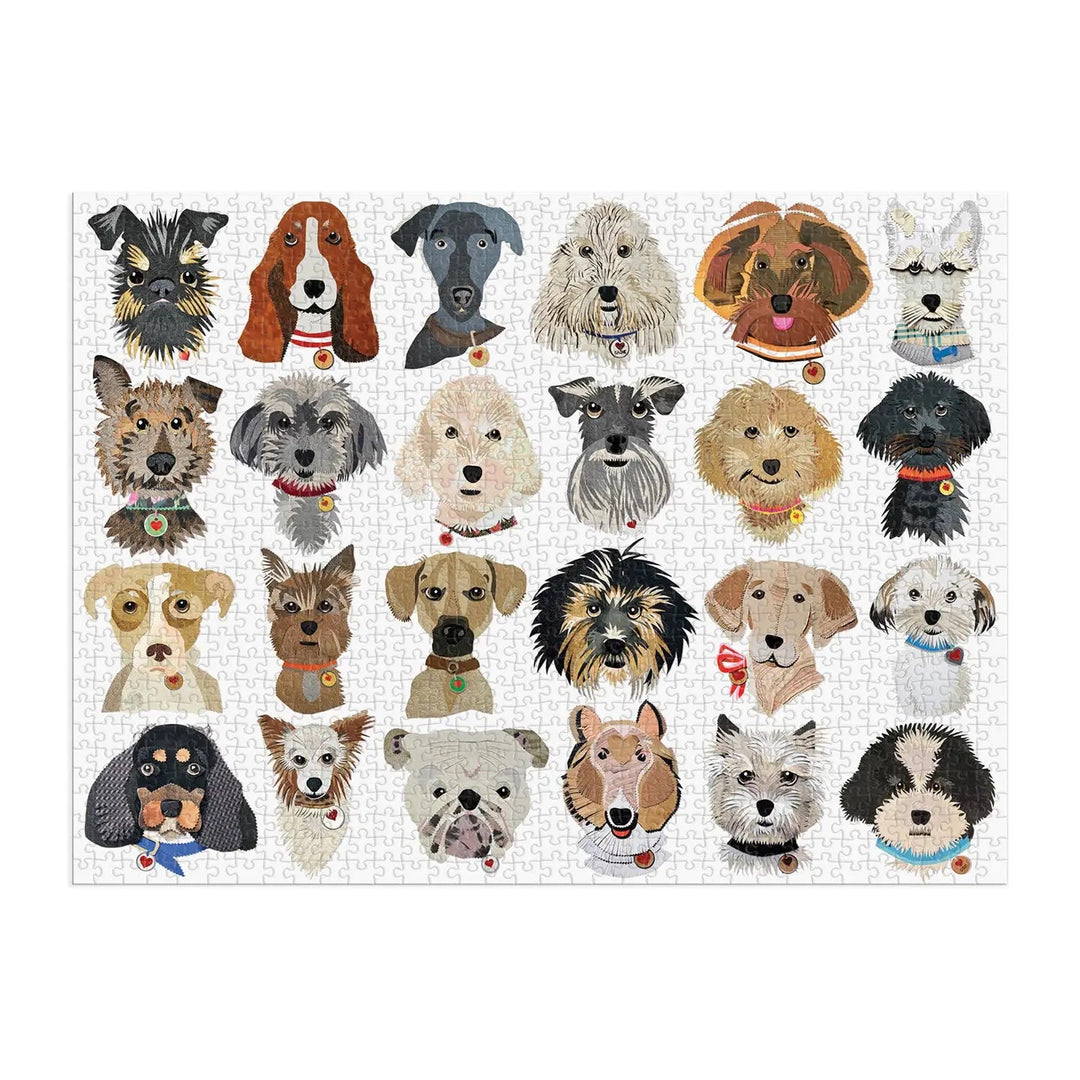Paper Dogs Puzzle, 1000 Pieces