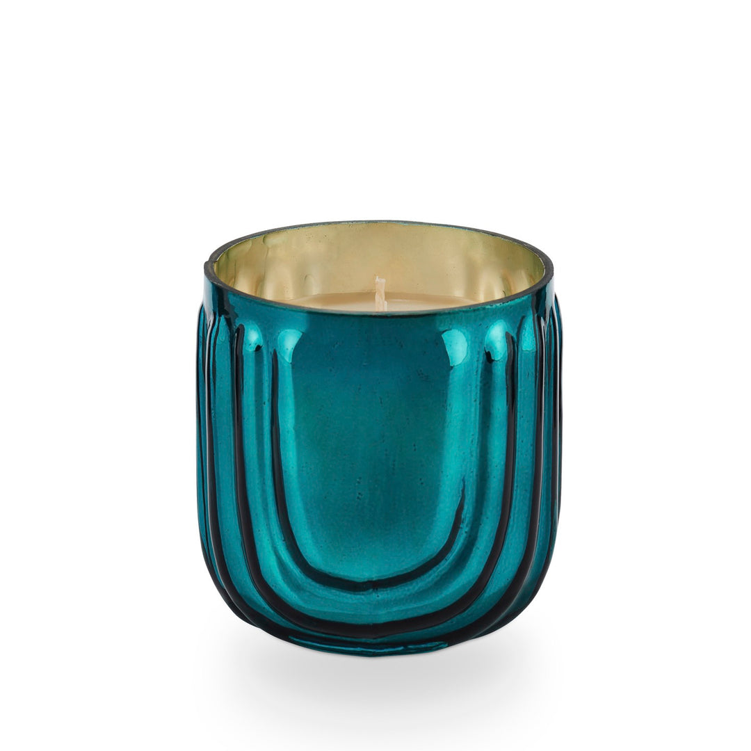 Wondermint Pressed Glass Candle