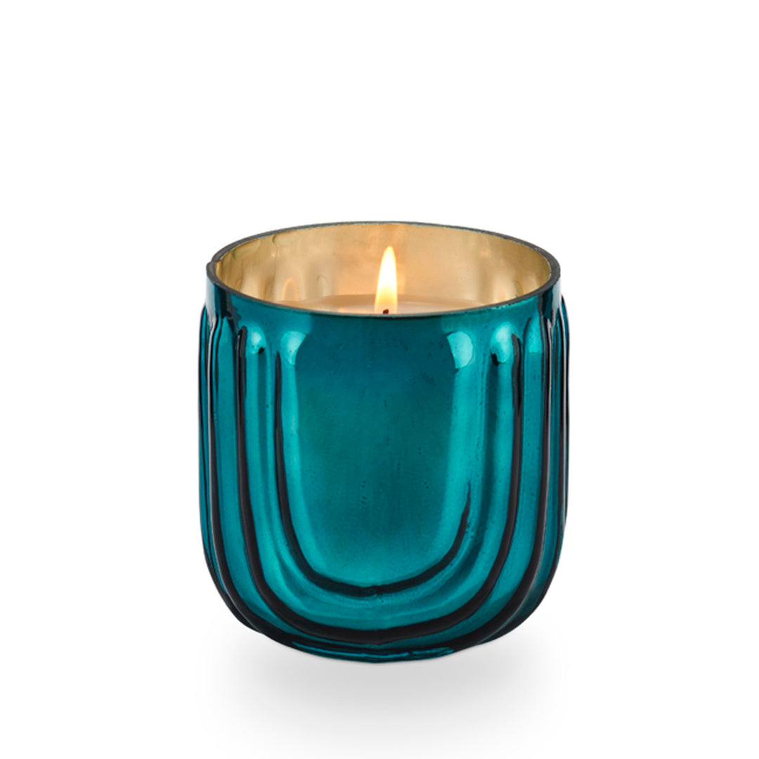 Wondermint Pressed Glass Candle