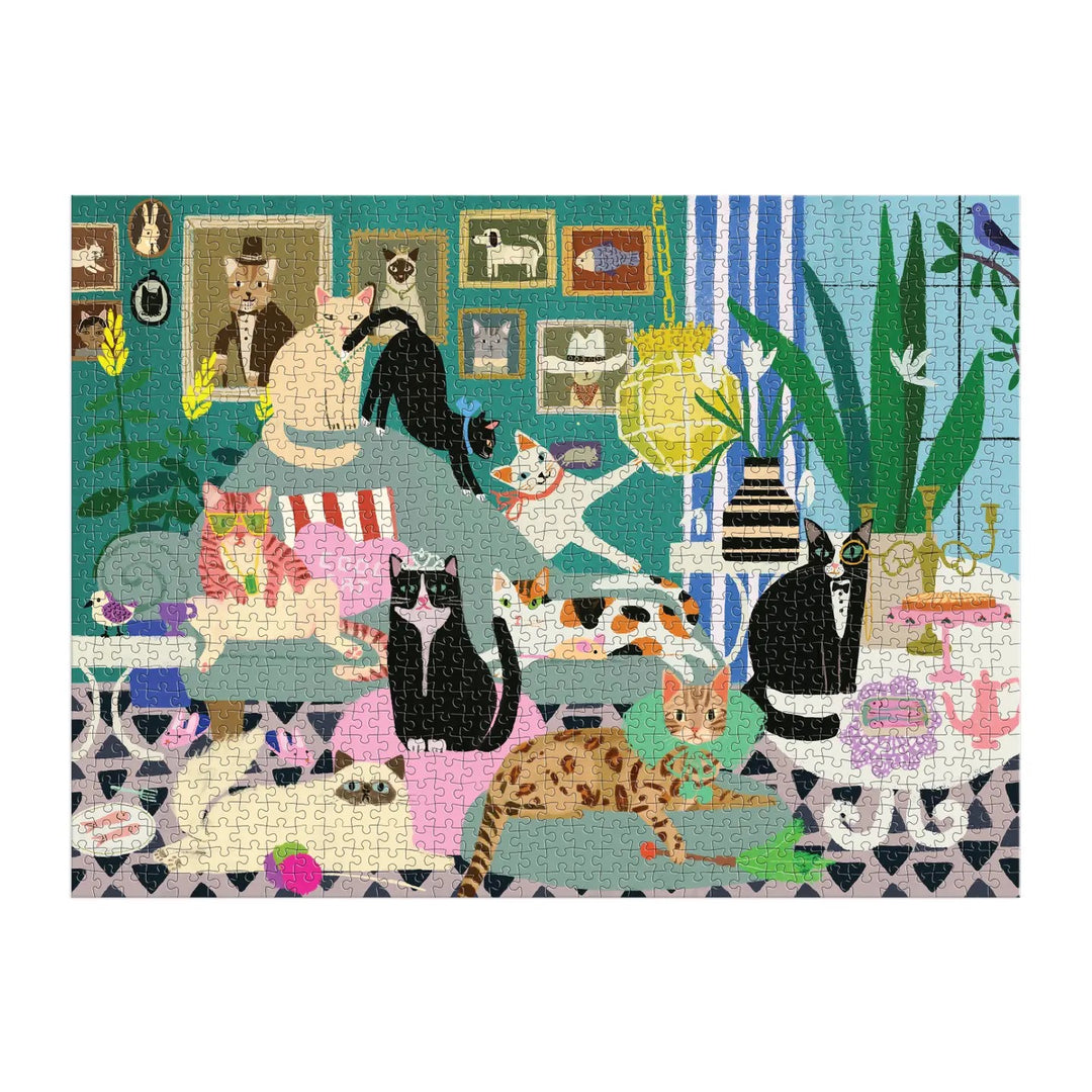 Glamour Cats Puzzle, 1000 Pieces