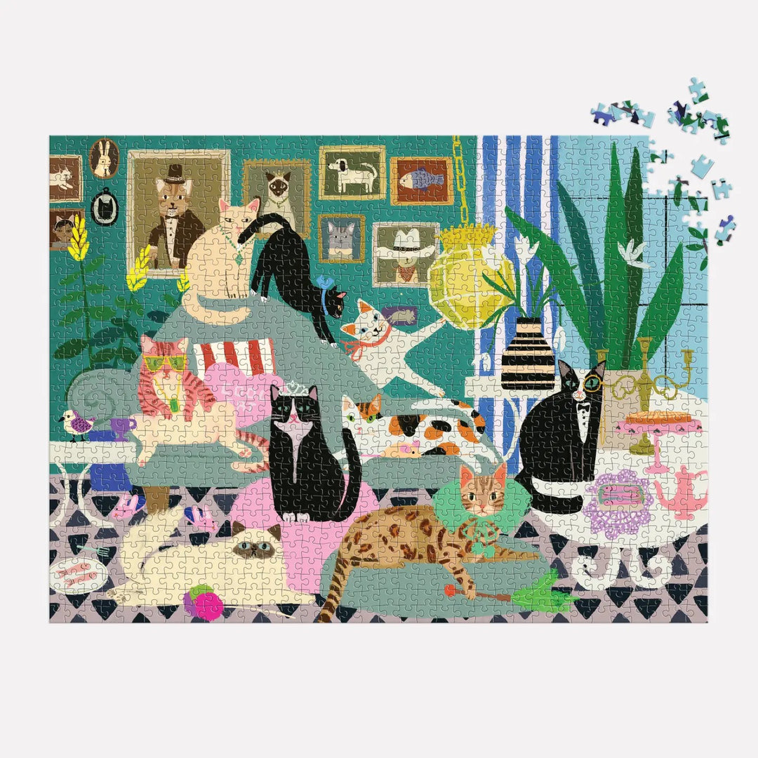 Glamour Cats Puzzle, 1000 Pieces