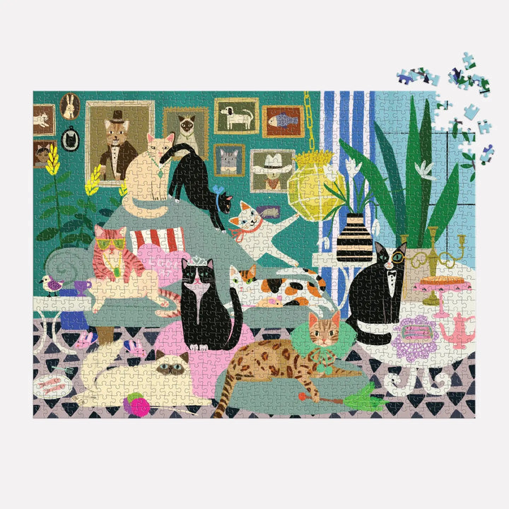 Glamour Cats Puzzle, 1000 Pieces