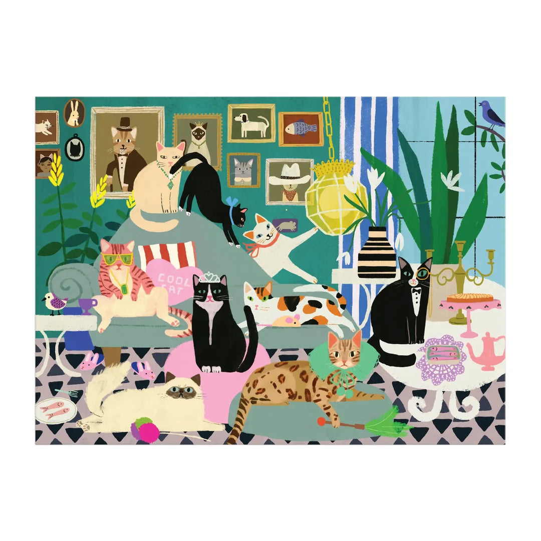 Glamour Cats Puzzle, 1000 Pieces