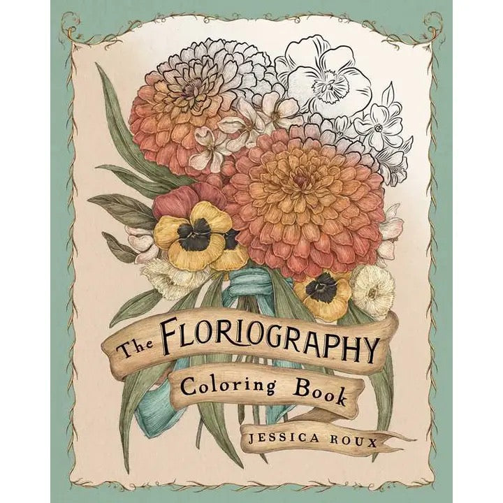 The Floriography Coloring Book