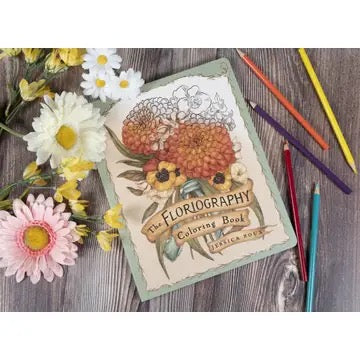 The Floriography Coloring Book