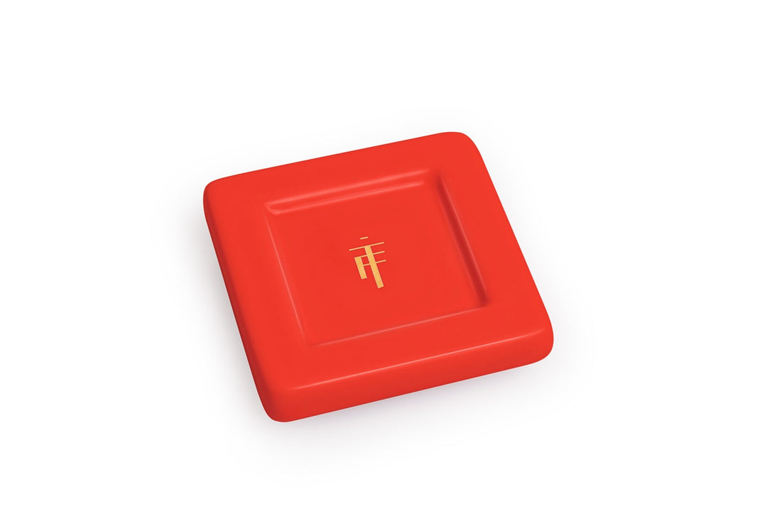 Ruby Red Tea Tray, Set Of 2