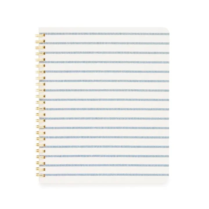 Blue Breton Stripe Notebook
