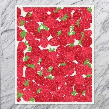 Bunch Of Strawberries Framed Art Print, 8" x 10"