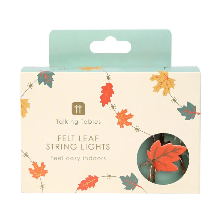 Fall Leaf Light Bulb Bunting