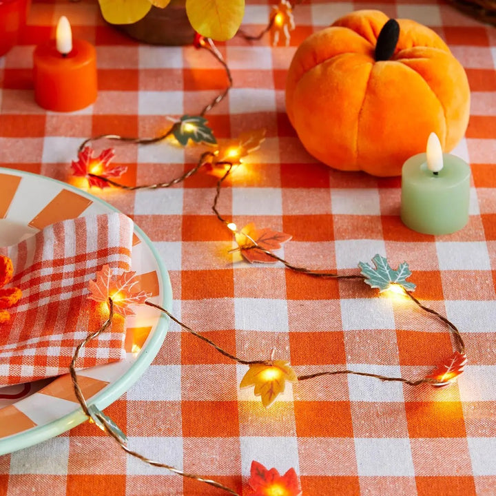Fall Leaf Light Bulb Bunting