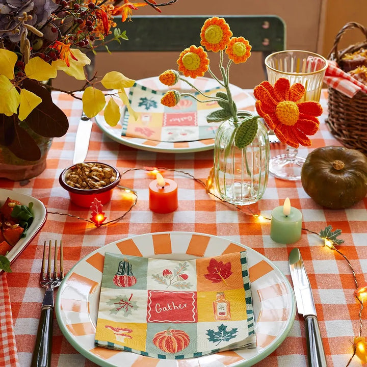 Fall Leaf Light Bulb Bunting