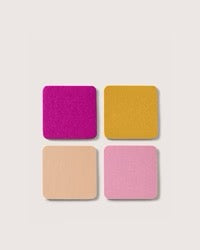 Merino Wool Square Coasters, Set Of 4