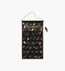 Halloween Parade Embroidered Hanging Countdown Calendar