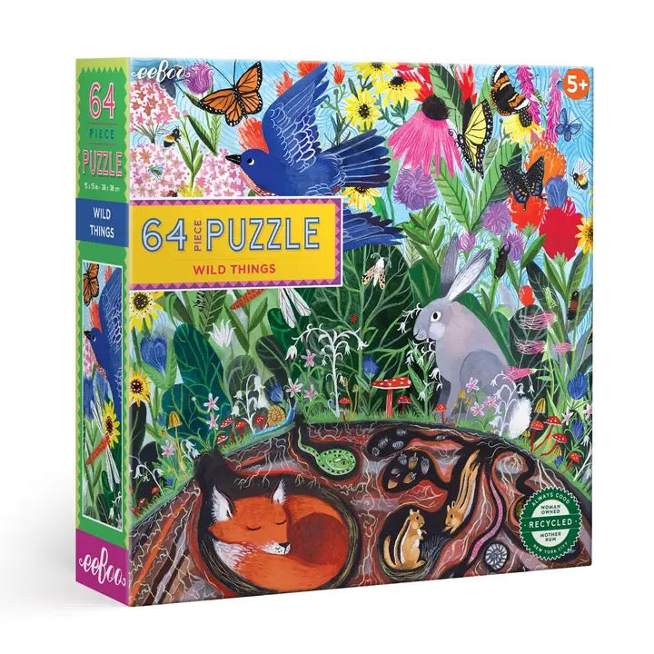 Wild Things Puzzle, 64 Pieces