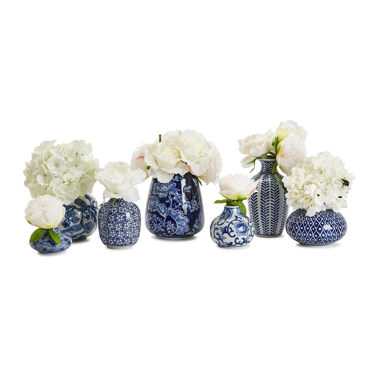 Blue & White Decorative Vase