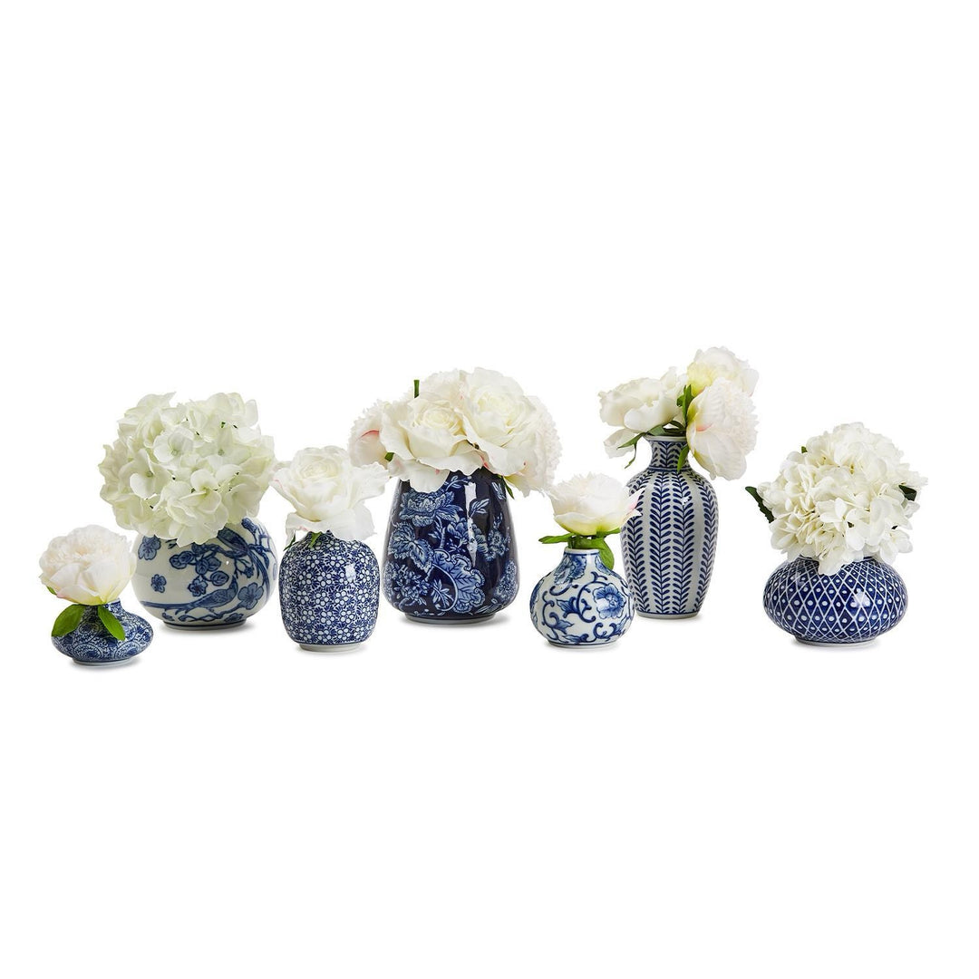 Blue & White Decorative Vase