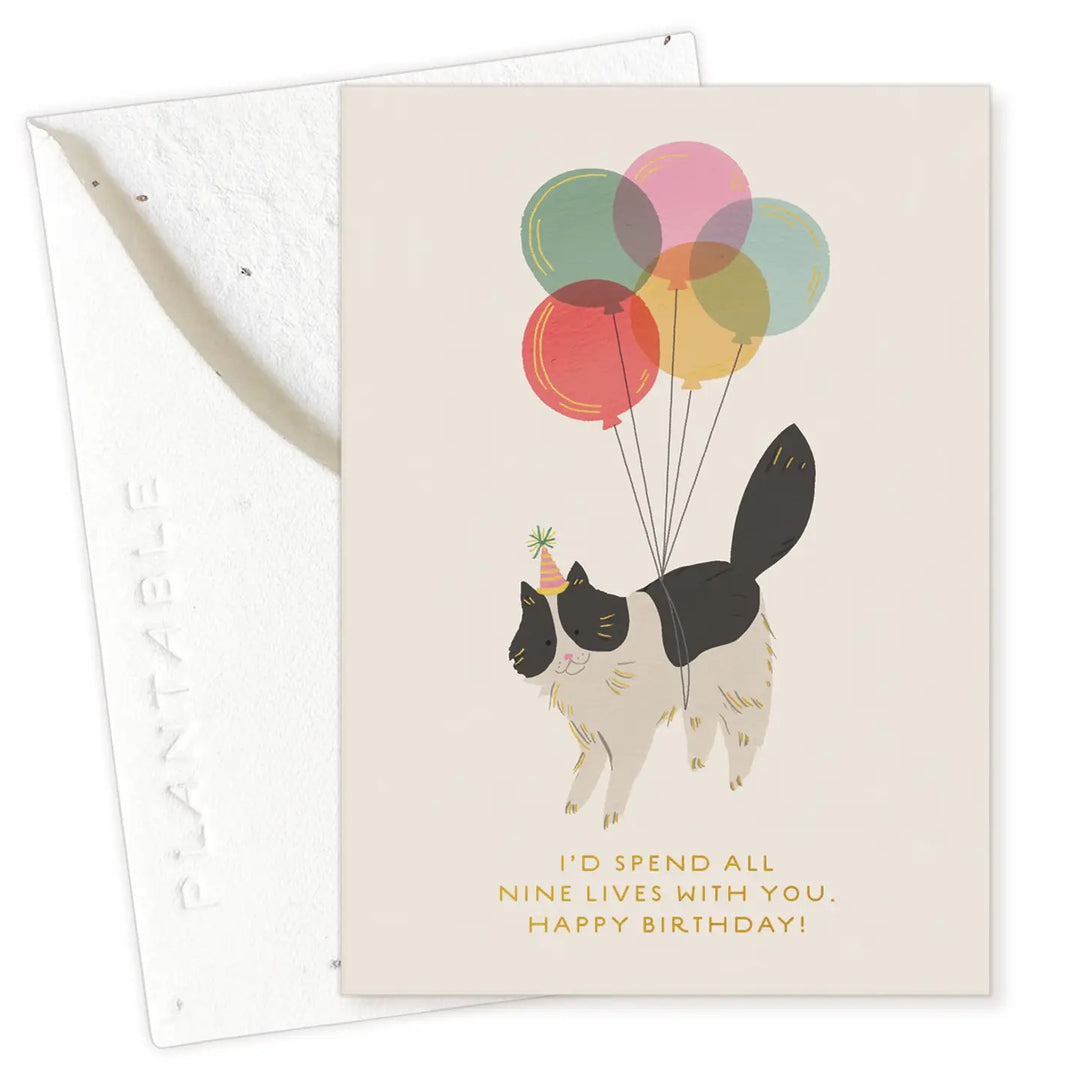 Birthday Kitty Sprout - Birthday Mini Card