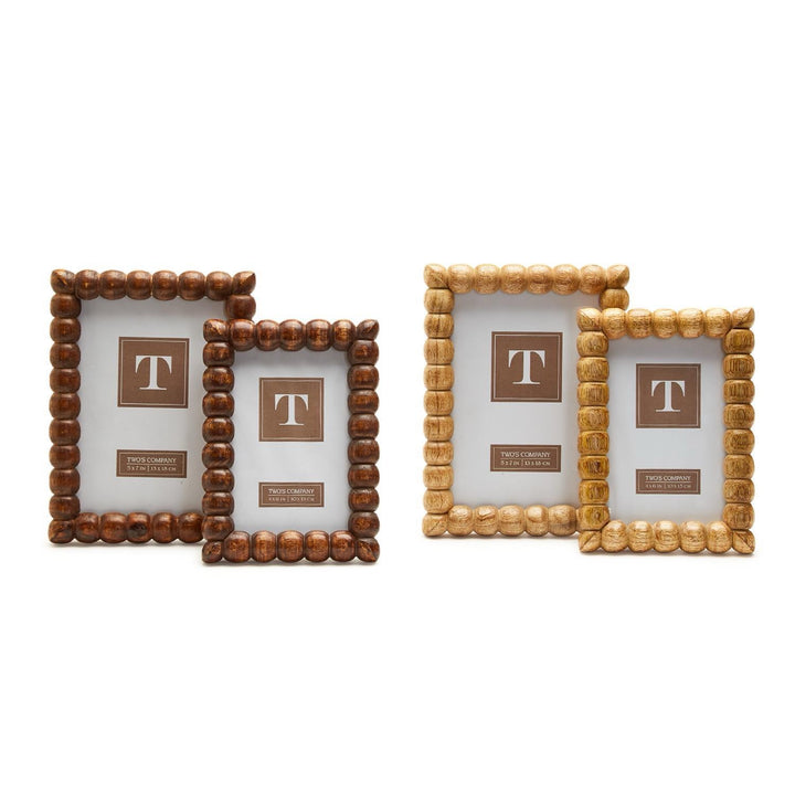 Hand-Carved Bobbin Picture Frame