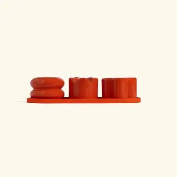 Mini Trio Planter Red