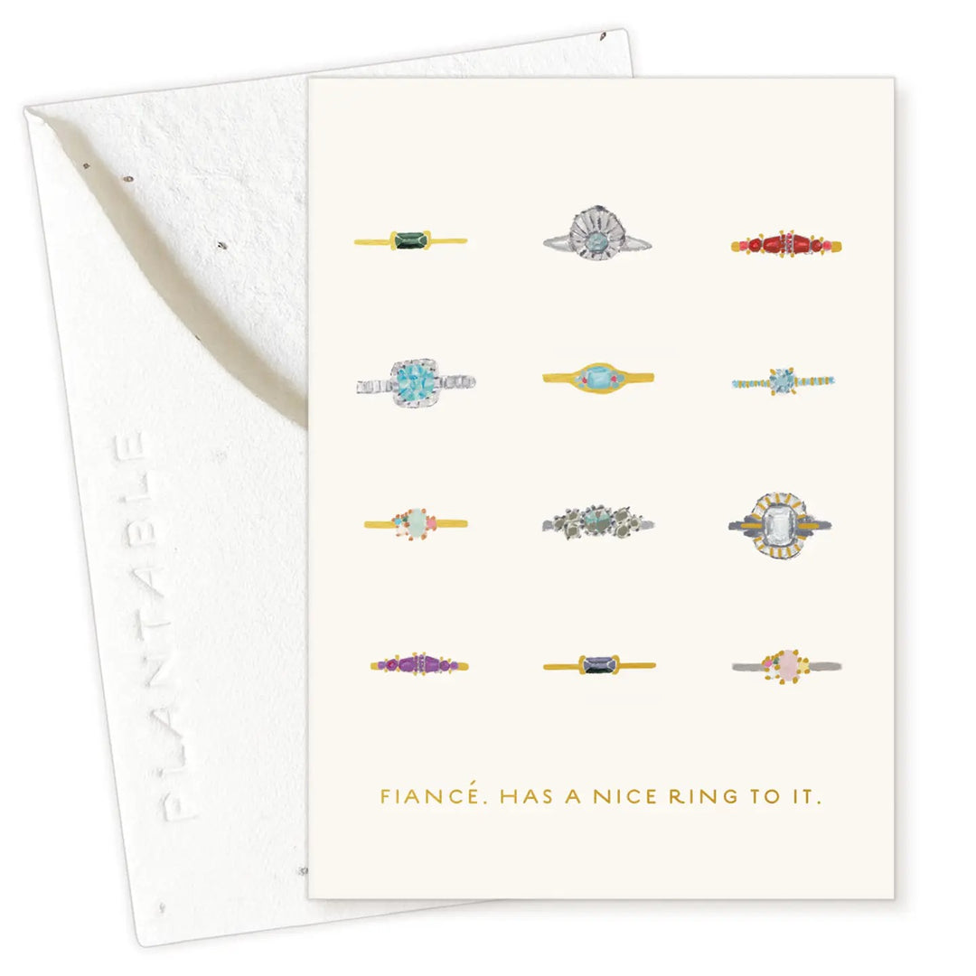 Fiance Sprout - Engagement Mini Card