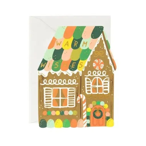 Gingerbread House Christmas Card