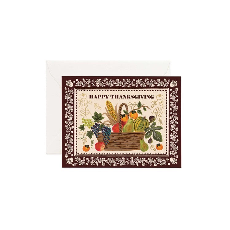 Harvest Thanksgiving Greeting Card