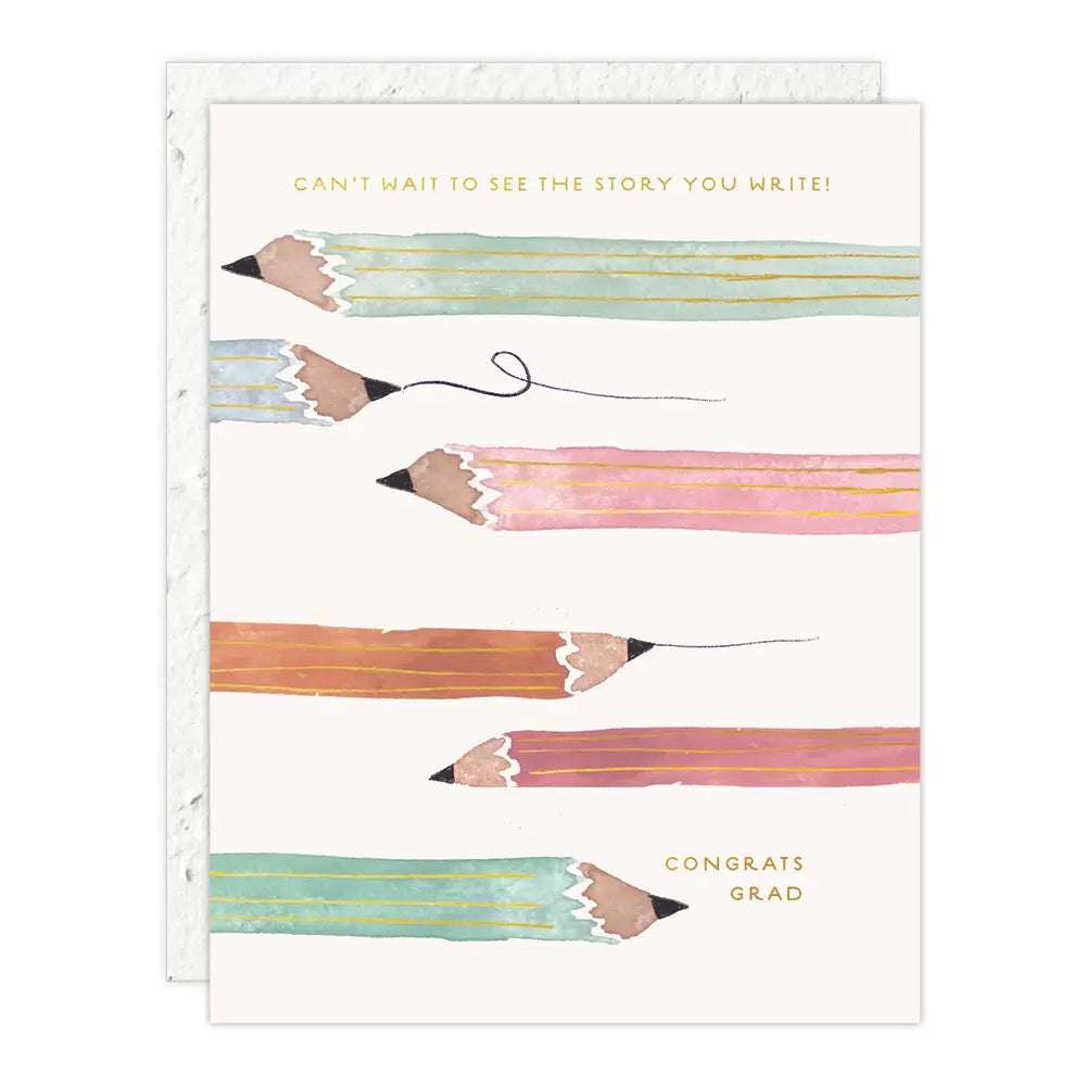 Pencils - Graduation Card