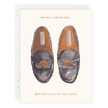 Penny Loafers | Father's Day Greeting Card